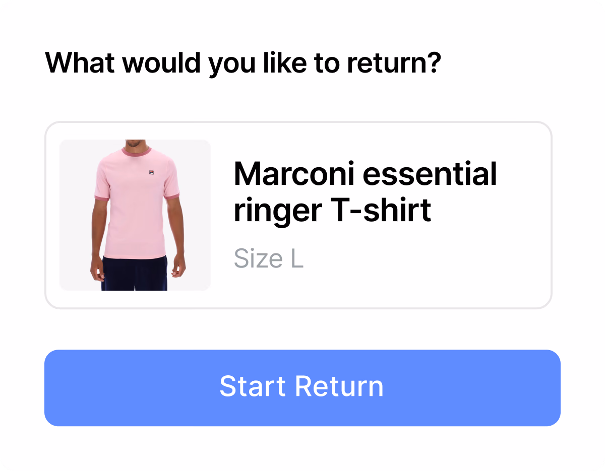 Seamless self-service experience